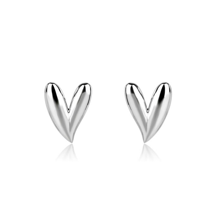 Heart V Earrings