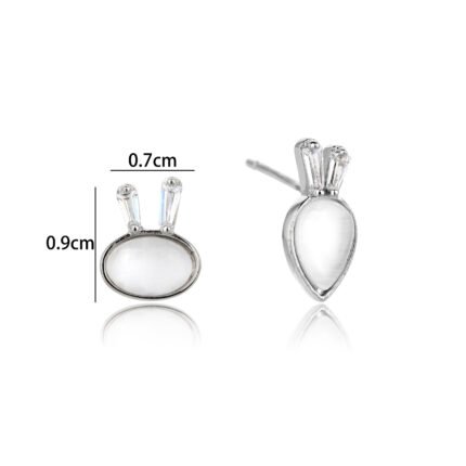 Bunny Charm Pearl Earrings