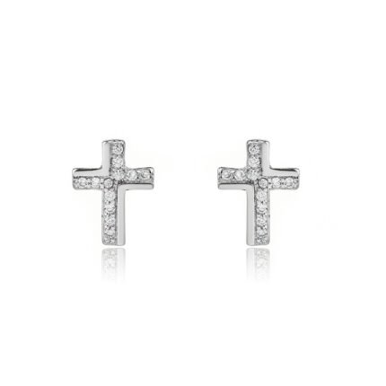 Radiant Cross Earrings