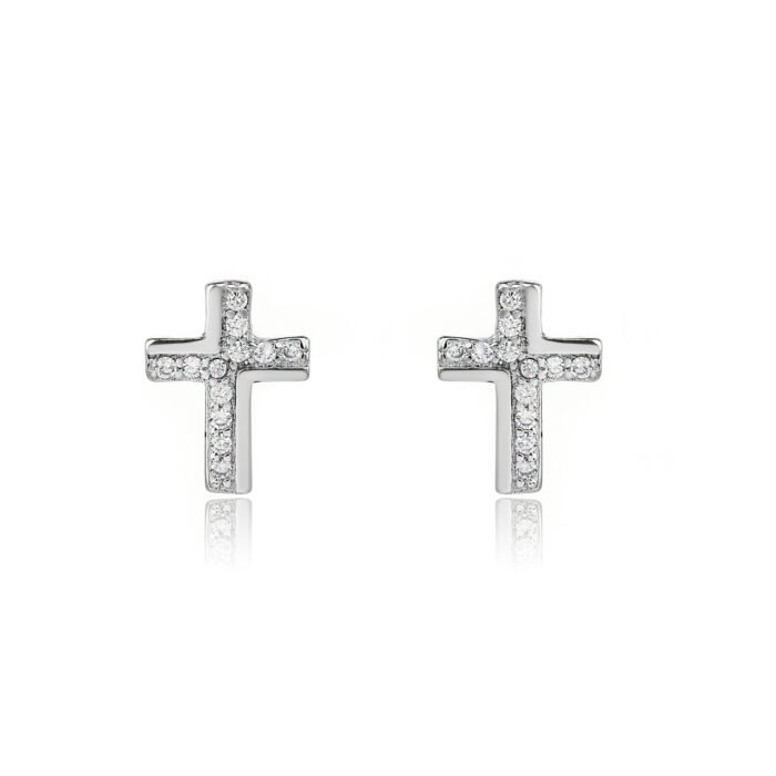 Radiant Cross Earrings