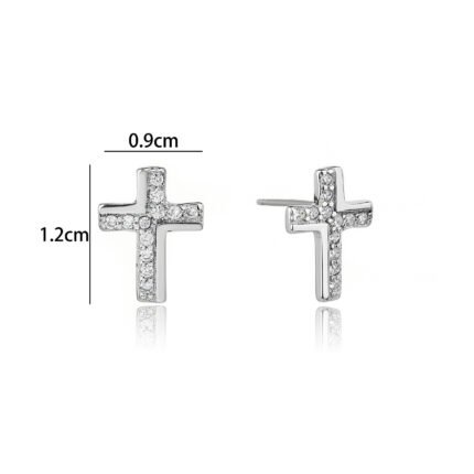 Radiant Cross Earrings