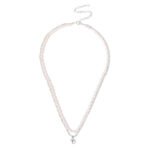 Eternal Heart & Pearls Necklace