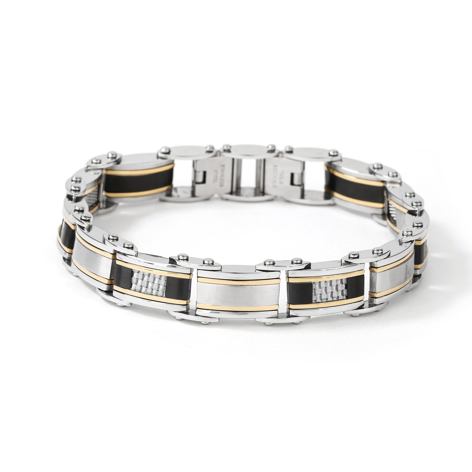 Metal-G Titan Tri-Tone Bracelet