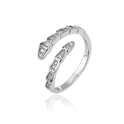 Diamond Serpent Ring